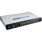 Linksys 24-Port 10/100 Stackable Smart Switch with 4 Gigabit Ports and PoE