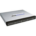 Linksys 48-Port 10/100 + 4-Port Gigabit Smart Switch with Resilient Clustering Technology