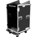 Marathon MA-11M16UW 11U Slant Mixer Rack/16U Vertical Rack System (Black)