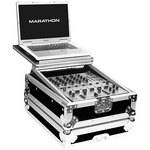 Marathon MA-12MIXLT 12" Flight Ready ATA DJ Mixer Case with Laptop Shelf (Black)