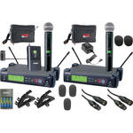 Shure Kit Combo B�sico de Microfone de M�o e de Lapela Sem Fio S�rie SLX (L4 / 638 - 664 MHz)

