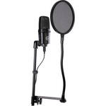 Pearstone PFN - Nylon Round Pop Filter with Gooseneck (6.6")