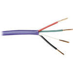 SCP 16-Gauge 4 Conductor Speaker Wire, Purple Jacket - 500' Pull Box