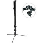 Manfrotto by Bogen Imaging 682B Professional Monopod (Black) with 056 3D Head - Supports 6.6 lbs (3kg)