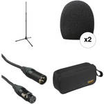 B&H Photo Handheld Microphone Accessory Kit with Pouch and Tripod Stand
