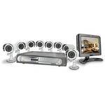 Svat CLEARVU3 - Sistema de Seguran�a DVR Deluxe de 8 Canais Pronto para a Web com Tela LCD de 8" e 8 C�meras de Vigil�ncia de Vis�o Noturna de Alta Resolu��o para �reas Internas/Externas