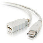 CablesToGo 3.3' (1 m) USB A Male to A Female Extension Cable