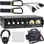 Azden FMX-42 4-Channel Deluxe Mixer Kit 