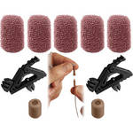 B&H Photo Survival Kit for E6 & E6i Microphones with 1mm Diameter Cables (Cocoa) (Omnidirectional)