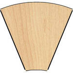 Middle-Atlantic 45&deg; Connecting Wedge for LD Series LCD Monitoring/Command Desk (Honey Maple)