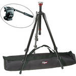 Manfrotto by Bogen Imaging 128RC,755XBK Aluminum Tripod System (Black)