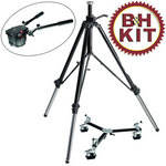Manfrotto by Bogen Imaging 516,117B,114 Professional Aluminum Tripod System (Black)