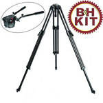Manfrotto by Bogen Imaging 351MVB Tripod Legs with 516 Fluid Head (Black)