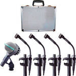 AKG Drum Set II - Kit de Microfone de Bateria e Percuss�o com Case 