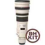 Canon 500mm f/4L IS USM AF Lens w/LensCoat Lens Cover (White) & Hoodie (Black)