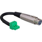 Hosa Technology PHX-206F-BULK Female Phoenix to 3-Pin Female XLR