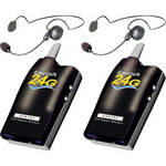 Eartec 2 Beltpacks Simultalk 24G c/ Headsets Cyber 