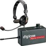 Eartec 1 Digicom Communication Radio w/ SlimLine Single Headset