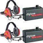 Eartec 2 R�dios de Comunica��o Digicom c/ Headsets XTreme