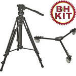 Davis & Sanford ProVista Airlift Tripod with Pneumatic Centerpost with FM18 Fluid Head & W3 Dolly 
