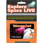 SLOOH Explore Space Live Telescope Card (50 Minutes)