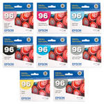 Epson Matte Black Ink Cartridge Set (8 Cartridges) for Epson Stylus Photo R2880 Printer