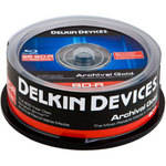 Delkin Devices BD-R Archival Gold Blu-Ray Recordable Disc (Spindle Pack of 25)
