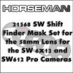 Horseman 21568  SW Shift Finder Mask Set for the 58mm Lens for the SW 6x12 and SW612 Pro Cameras 