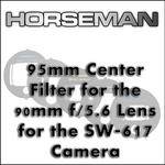 Horseman 95mm Center Filter for the 90mm f/5.6 Lens for the SW-617 Camera