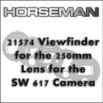 Horseman 21574 Viewfinder for the 250mm Lens for the SW 617 Camera