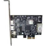 PYRO AV Placa PCI Express FireWire 800 de 3 Portas