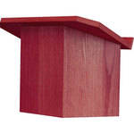 AmpliVox Sound Systems Wood Desktop Lectern (Red Mohogany)
