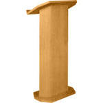 AmpliVox Sound Systems CV Pedestal Lectern (Golden Oak)