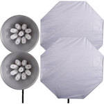 Interfit Super Cool lite-9 Two Light Fluorescent Octobox Kit (110-120VAC)