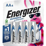 Energizer Baterias Alcalinas AA Ultimate de L�tio (Pack com 4)