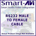 Smart-AVI CCRS232MF6 RS-232 Male to RS-232 Female Cable - 6' 