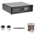 Atlas Basic Two-Zone, 70V Ceiling Sound System for up to 3,000 sq ft.