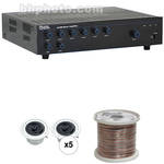 Atlas Basic Single-Zone, 70V Ceiling Sound System for up to 1,500 sq ft.