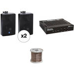 Atlas Basic Single-Zone, 70V Wall Mount Sound System for up to 1,000 sq ft.