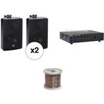 Atlas Basic Single-Zone, 70V Wall Mount Sound System for up to 1,500 sq ft.