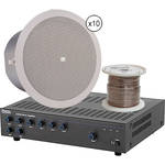JBL Basic Single-Zone, 70V Ceiling Sound System for up to 3,000 sq ft.