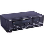 Pyle-Pro PT649D Rackmountable Dual Cassette Player
