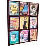 H. Wilson WMA9 Wood Literature Display (28.5 x 30 x 2.75")