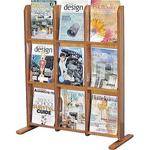 H. Wilson WMA9F Wood Literature Display (28.5 x 30 x 3.75")