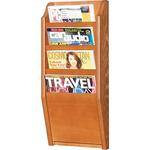 H. Wilson WML4 Wood Literature Display (24 x 10.5 x 3.75")