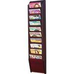 H. Wilson WML10 Wood Literature Display (49 x 10.5 x 12")