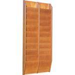 H. Wilson WML20 Wood Literature Display (49 x 20.5 x 3.75")