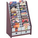 H. Wilson WMR22M Wood Literature Display (27.5 x 41.5 x 16.25")