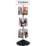 H. Wilson 2103M  Spinner Metal Literature Display (Black)