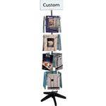 H. Wilson 2100S Spinner Metal Literature Display (Black)
